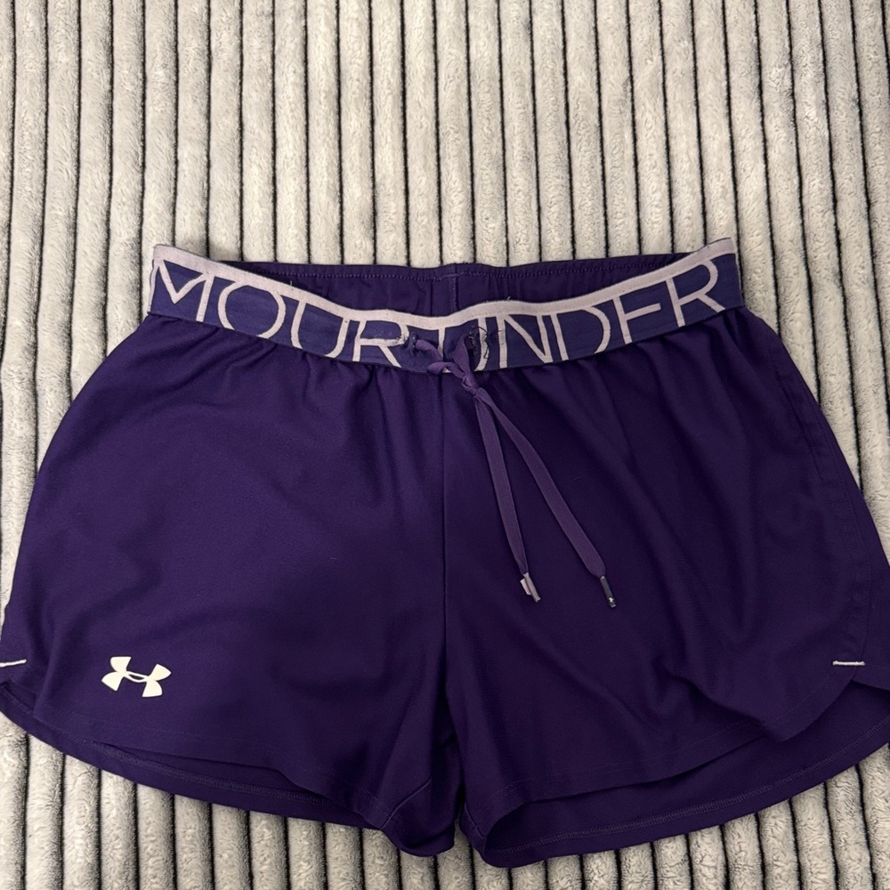 Under Armour Women's Deep Purple Athletic Shorts